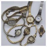 OLD LADIES WRIST WATCHES FIX OR  FOR PARTS