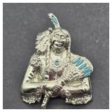 NATIVE AMERICAN STYLE BOLO TIE SLIDE