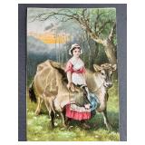 Antique Advertising Card The Jerseys Brown & Co