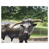 Bronze Bull Sculpture by Alonzo 18/30 1984