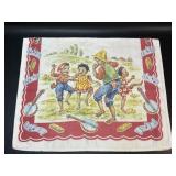 Vintage Black Americana Tea Towel Children