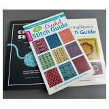 Trio of Crochet Books Stitch Guides & Crochet