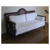 Antique Cane-Back Frame Sofa
