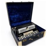 Vintage Stanelli Adonis Black 41 Key Accordion