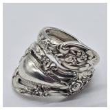 STERLING SILVER SPOON RING SZ. 12,   23.6G