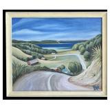 Original Painting Homage to Thomas Hart Benton on