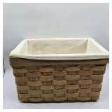 WOVE BASKET 11" X 10" X 7"