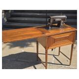 1940's Kenmore Sewing Machine in Cabinet