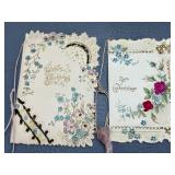 2 Intricate German Greeting Cards - German Made &