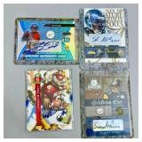 4 Vintage Autographed Football Cards Various