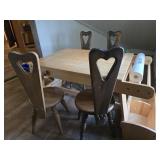 Child's Arts & Crafts Table w/ Four Chairs