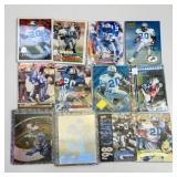 12 VTG Barry Sanders Football Cards - The cards