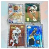 4 VTG Specialty Football Cards - Jersey/ Ball/