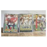 3 Vintage Autographed Football Cards Various