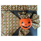 Vintage Halloween Fabric Napkins, 29 Total, 8"