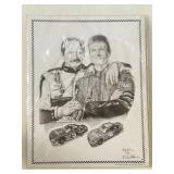 11ï¿½ï¿½ x 14ï¿½ï¿½ Dale Earnhardt Sr & Jr Adkins Art