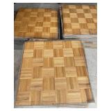PARKAY FLOORING IN 3 FT. SQUARE ALUMINUM FRAMED
