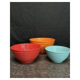 SET OF 3 PIONEER WOMAN MIXING NESTING BOWLS