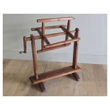 Primitive Pine Floor Model Yarn Winder