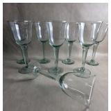 La Mediterranea Style Glass Goblets Handblown