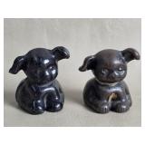 Hubley Style Pup Fido Cast Iron Paperweights Dog