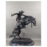 After F. Remington 'Bronco Buster' Bronze