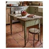 Rustic Farmhouse Kitchen Table & One Chair (One