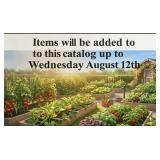 MORE ITEMS ADDED WILL BE UNTIL August 12th!