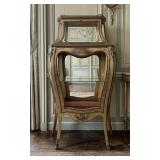Antique French Vitrine Curio Cabinet missing