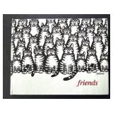 1973 B Kliban Cats Like New Friends Address and