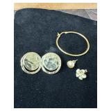Lot of .925 Single Earrings w/ 1 Pair of Earrings