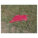 Yard Art Arkansas Razorback