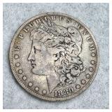 1880 O Morgan Silver Dollar