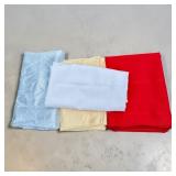 4 Tablecloths Ice Blue is 72ï¿½ï¿½ Wide x 116ï¿½ï¿½ & h