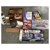 Family Game Night Box Lot : Battleship, Jenga,