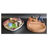 Mid-Century Hillbilly Ashtrays