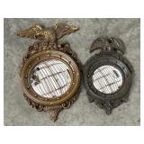 2 Vintage Federal Style Eagle Mirrors, HOMCO &