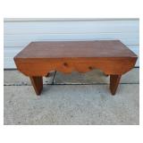 Vtg Pine Bench