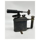 ANTIQUE FLAT TANK BRASS BLOW TORCH SOLDERING