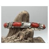 Vintage Carmelita Simplicio Zuni Sterling & Coral