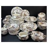 71 pcs Alfred Meakin Medway Decor Brown Multi