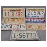 Vintage License Plate Pairs & Singles