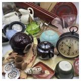 Capiz Mat, Vintage, Pottery, & Lenox Lot