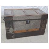 Large Antique Steamer Trunk