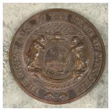 Great SEal of Missouri Molded Plastic Bronze Look