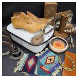 Southwest & Horseshoe Decor w/ Spur & Enamel