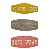 4 Vintage Department Store Signs