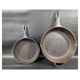 2 Cast Iron Skillets