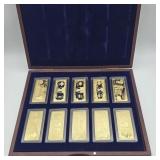 GOLD CERTIFICATE INGOT COLLECTION 24K GOLD