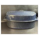 Blue Enamel Roaster